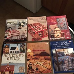 Collection of 6 Quilting Books; very good cond.